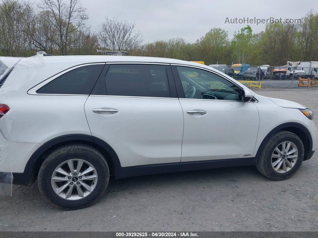 2020 Kia Sorento 2.4l Lx White vin: 5XYPGDA35LG699246