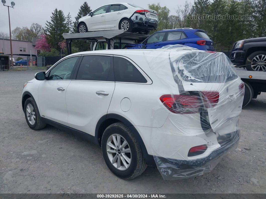 2020 Kia Sorento 2.4l Lx White vin: 5XYPGDA35LG699246