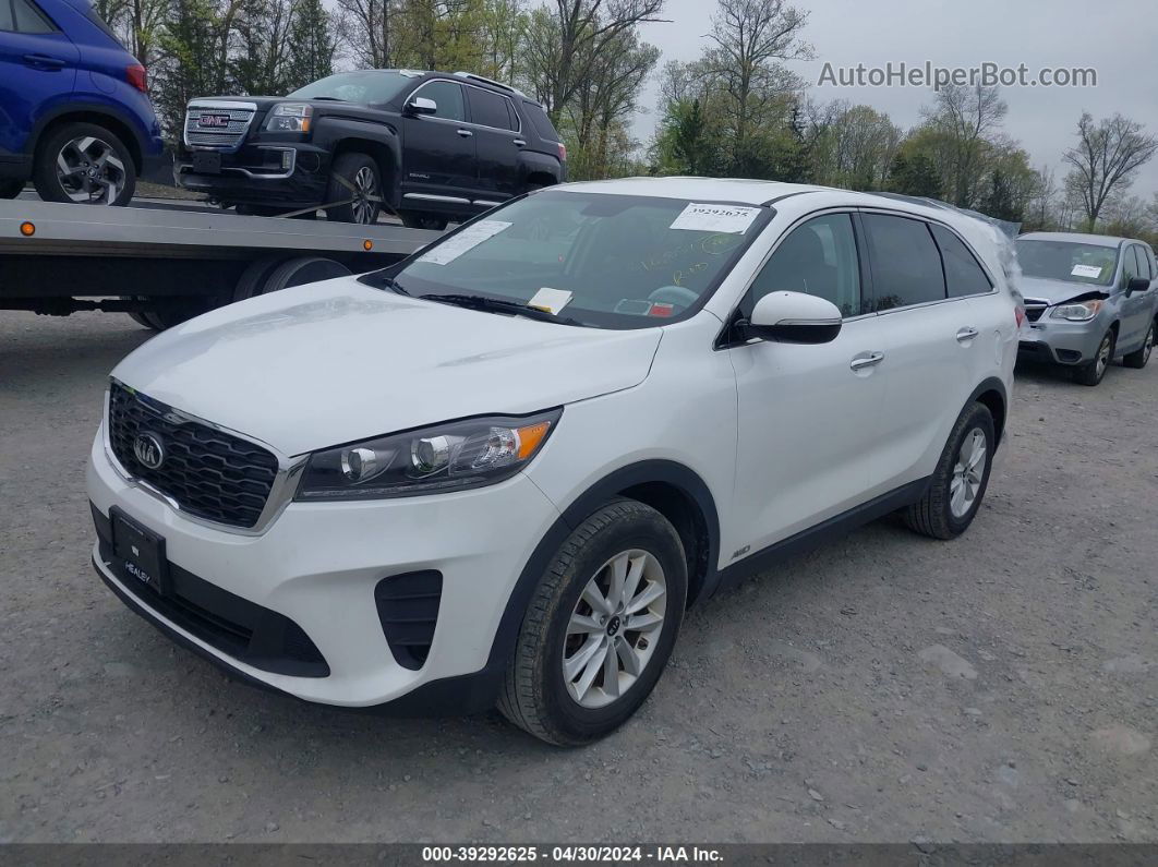 2020 Kia Sorento 2.4l Lx White vin: 5XYPGDA35LG699246