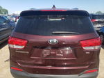 2017 Kia Sorento Lx Burgundy vin: 5XYPGDA36HG324151