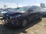 2017 Kia Sorento Lx Burgundy vin: 5XYPGDA36HG324151