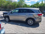 2018 Kia Sorento 2.4l Lx Gray vin: 5XYPGDA36JG344048