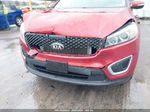 2018 Kia Sorento 2.4l Lx Красный vin: 5XYPGDA36JG392536