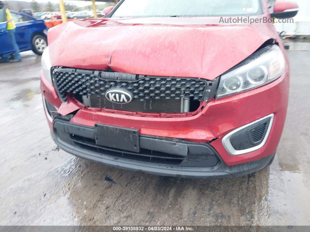 2018 Kia Sorento 2.4l Lx Красный vin: 5XYPGDA36JG392536