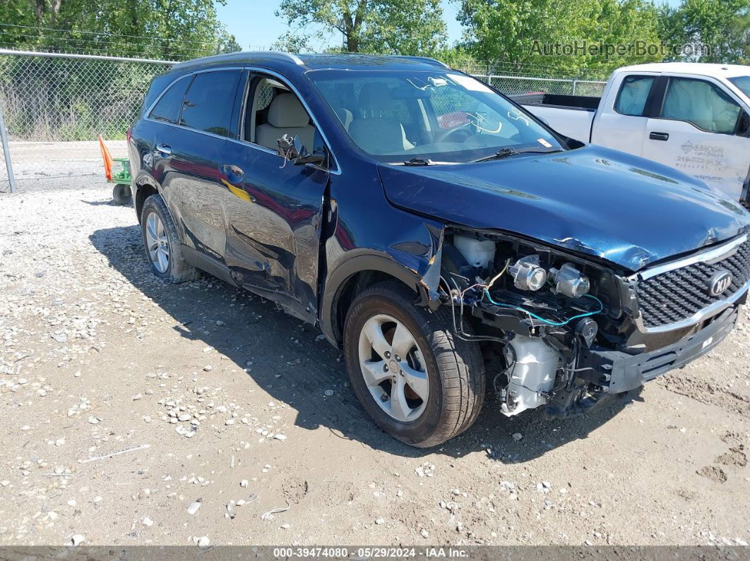 2018 Kia Sorento 2.4l Lx Blue vin: 5XYPGDA36JG429455