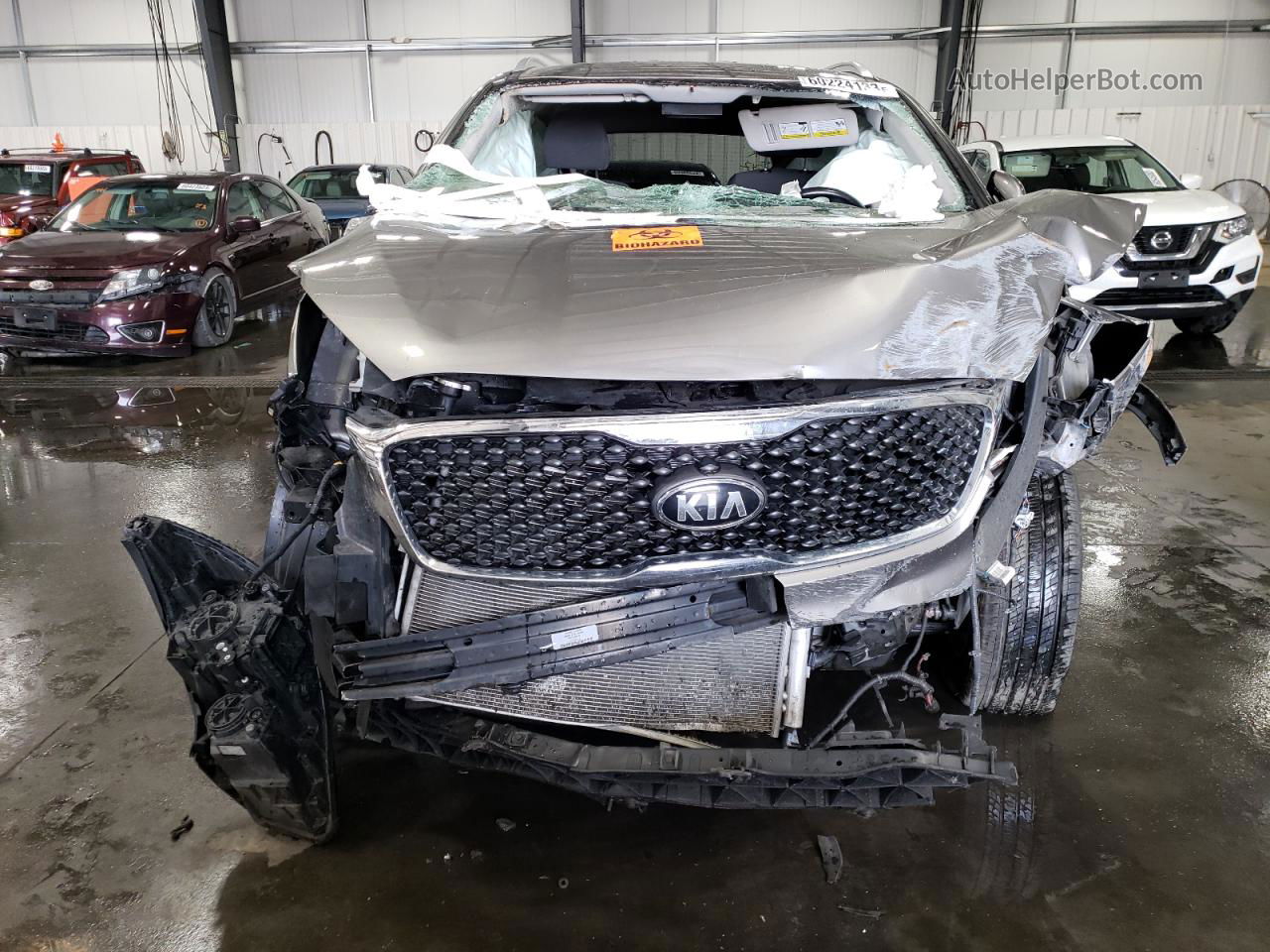 2018 Kia Sorento Lx Gray vin: 5XYPGDA36JG431383