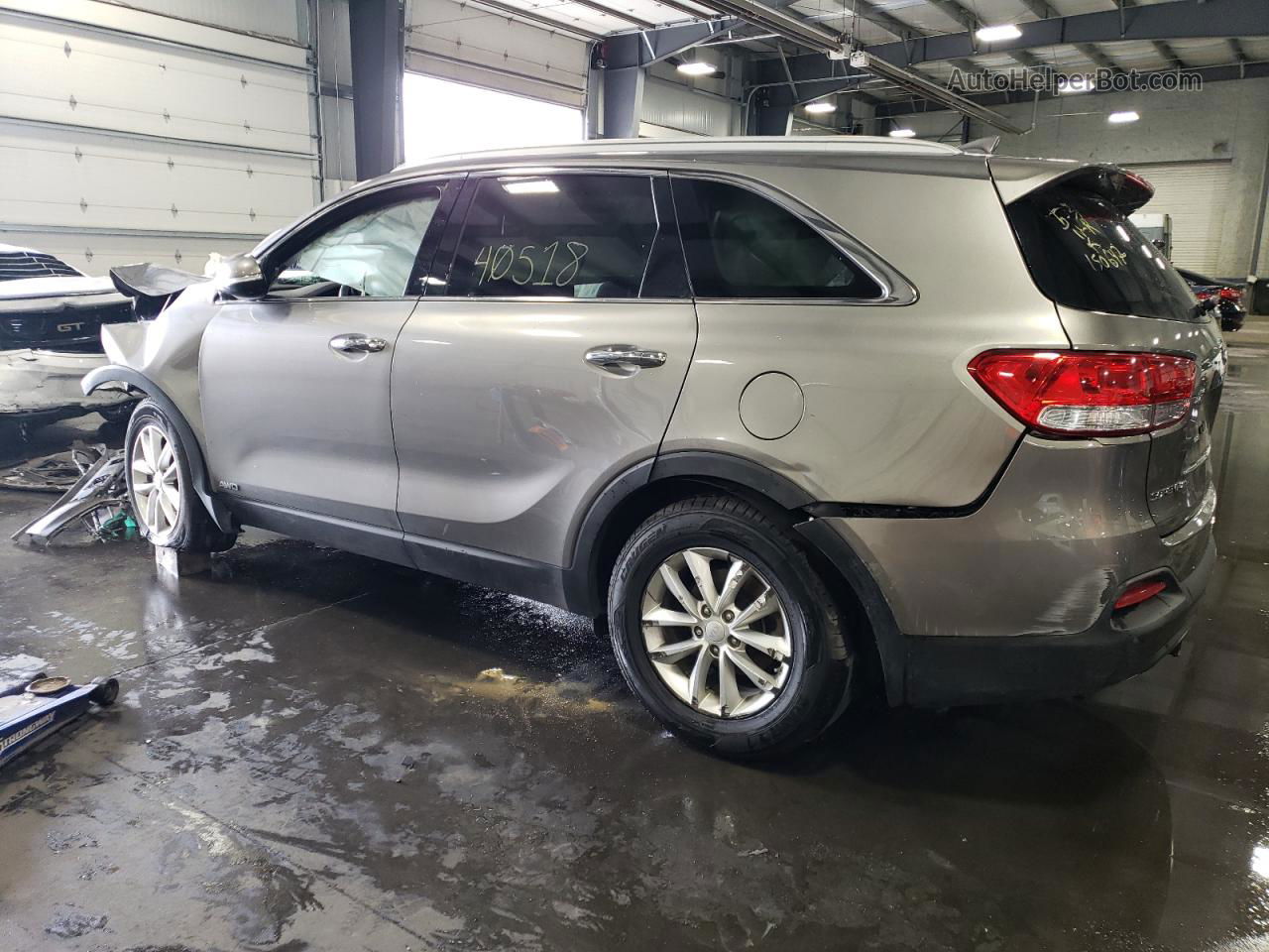 2018 Kia Sorento Lx Gray vin: 5XYPGDA36JG431383