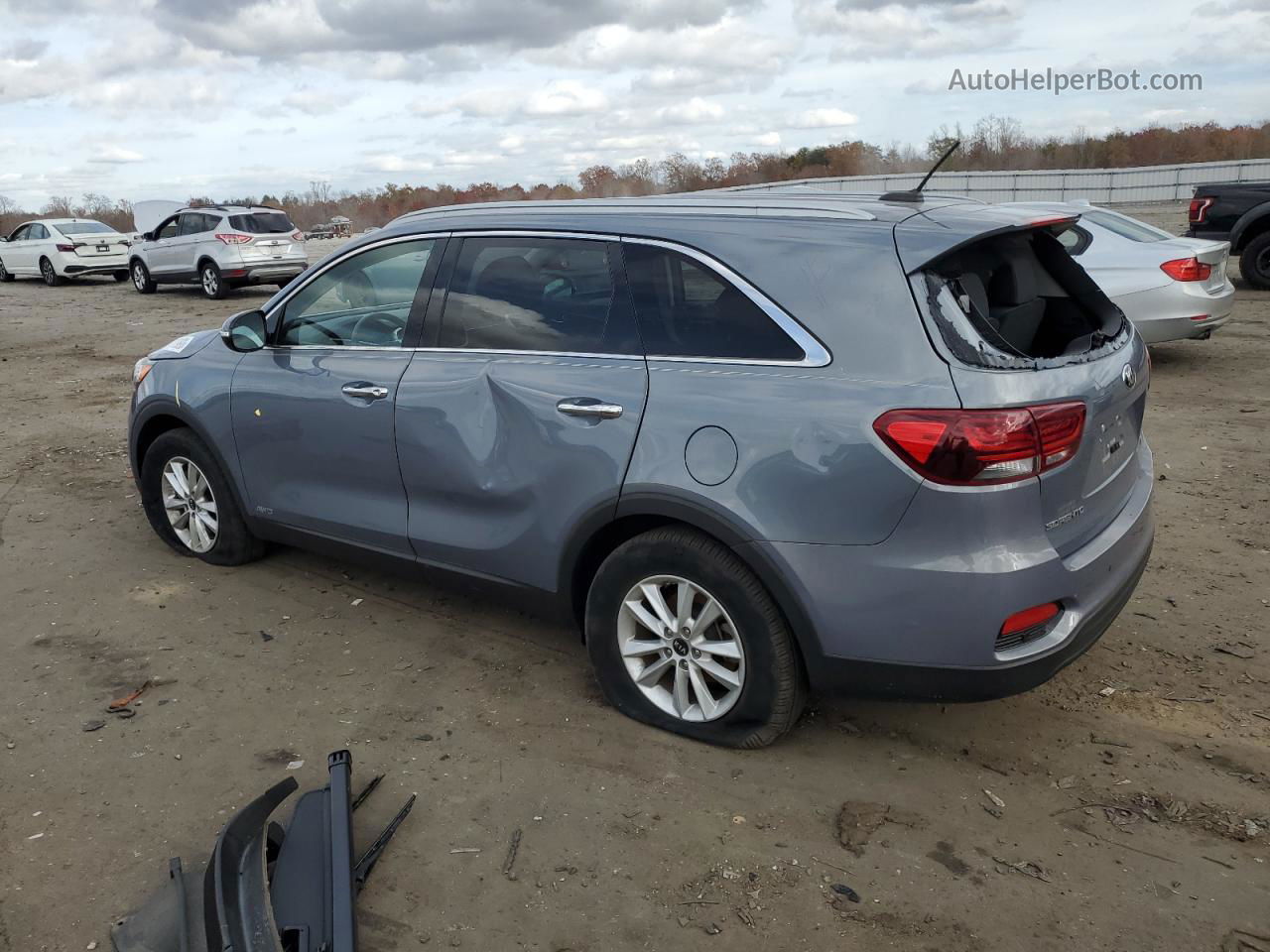 2020 Kia Sorento L Silver vin: 5XYPGDA36LG637273