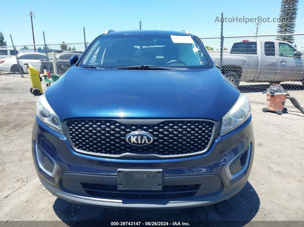 2017 Kia Sorento 2.4l Lx Dark Blue vin: 5XYPGDA37HG198480