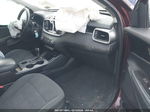 2017 Kia Sorento 2.4l Lx Burgundy vin: 5XYPGDA37HG289703