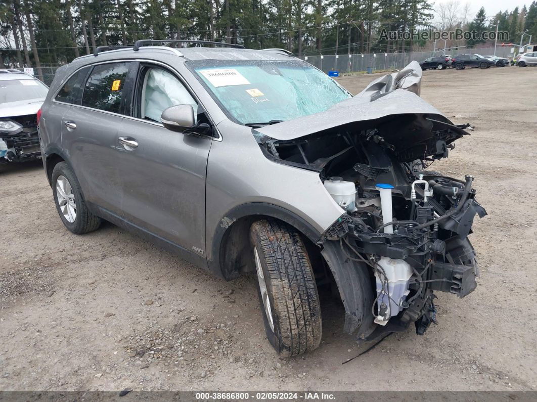 2018 Kia Sorento 2.4l Lx Серый vin: 5XYPGDA37JG349520