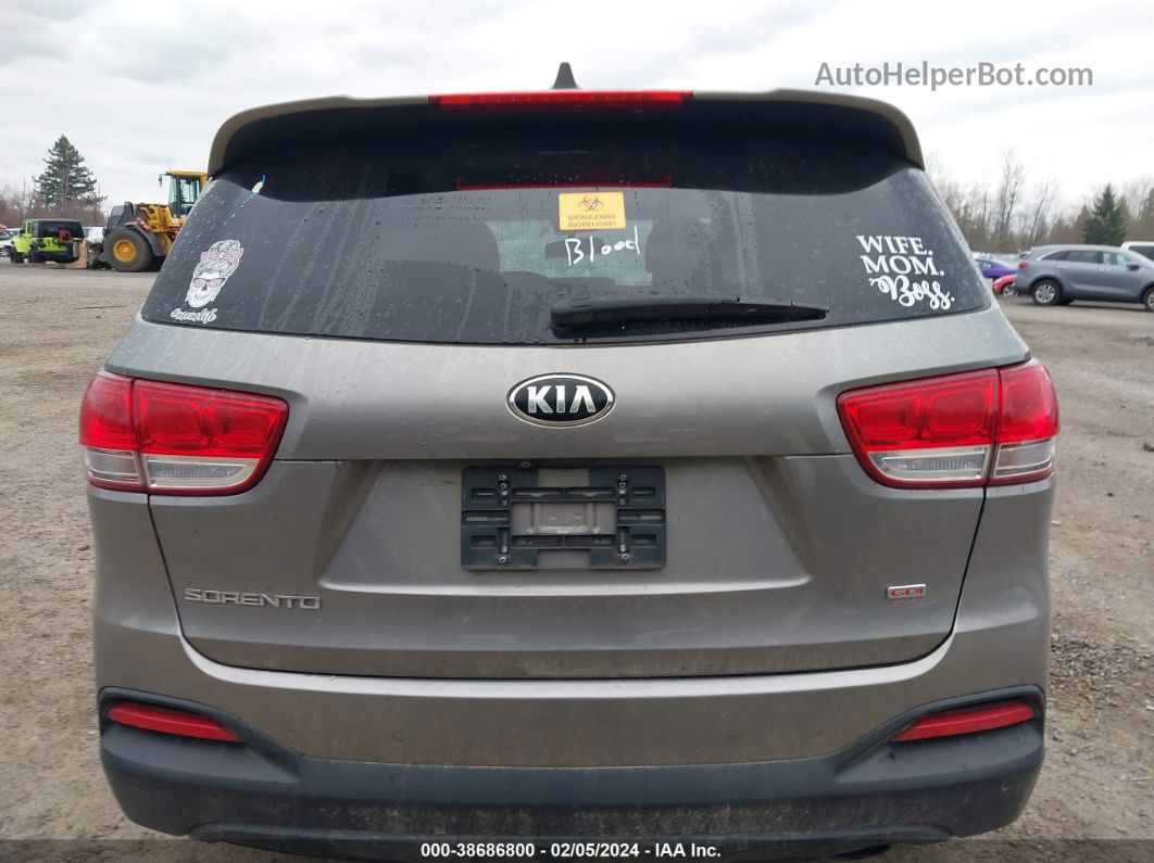 2018 Kia Sorento 2.4l Lx Серый vin: 5XYPGDA37JG349520