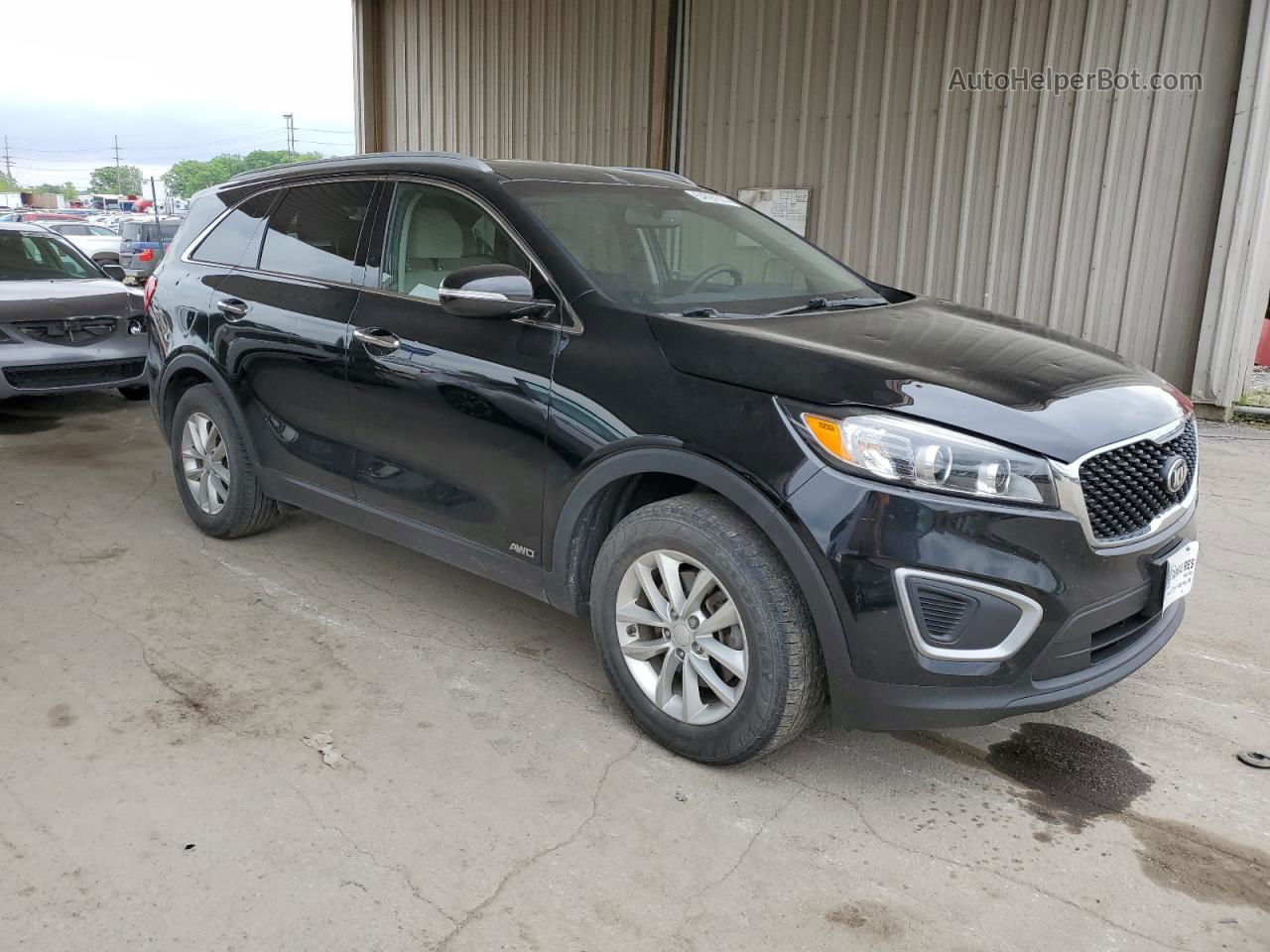 2018 Kia Sorento Lx Black vin: 5XYPGDA37JG349534