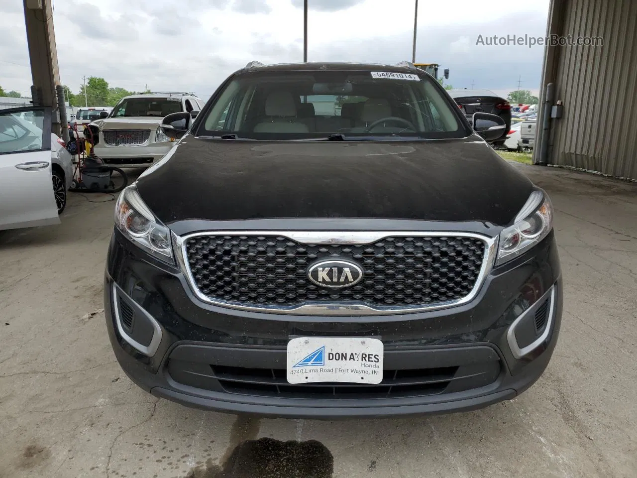 2018 Kia Sorento Lx Black vin: 5XYPGDA37JG349534