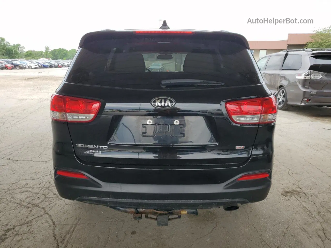 2018 Kia Sorento Lx Black vin: 5XYPGDA37JG349534