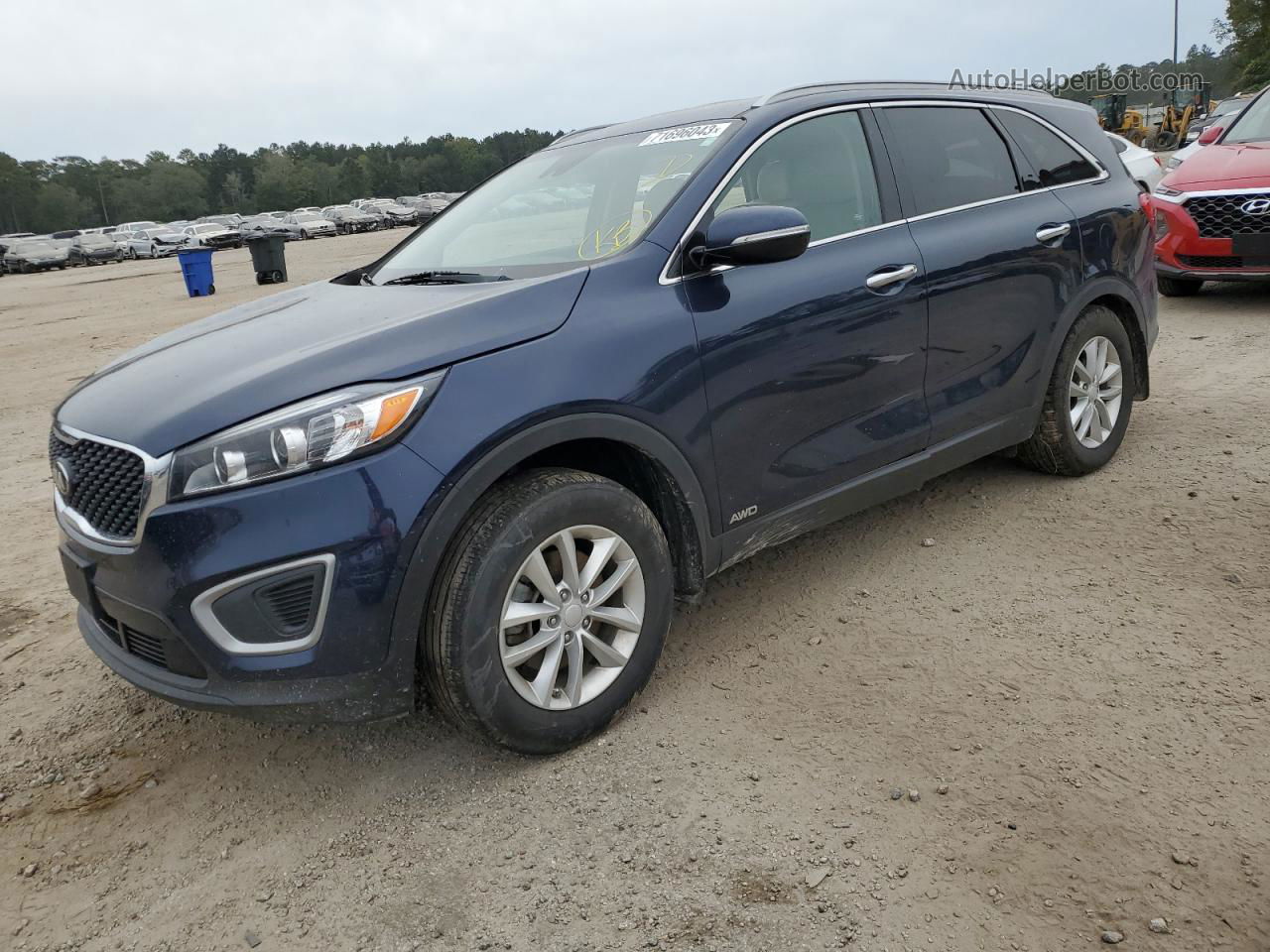 2018 Kia Sorento Lx Blue vin: 5XYPGDA37JG370173