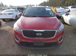 2018 Kia Sorento 2.4l Lx Red vin: 5XYPGDA37JG384476