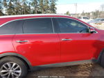 2018 Kia Sorento 2.4l Lx Красный vin: 5XYPGDA37JG384476