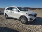 2018 Kia Sorento Lx White vin: 5XYPGDA37JG407299