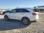 2018 Kia Sorento Lx White vin: 5XYPGDA37JG407299