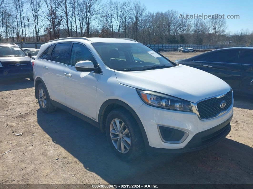 2018 Kia Sorento 2.4l Lx Белый vin: 5XYPGDA37JG415919