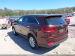 2020 Kia Sorento 2.4l Lx Burgundy vin: 5XYPGDA37LG644510