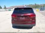 2020 Kia Sorento 2.4l Lx Burgundy vin: 5XYPGDA37LG644510