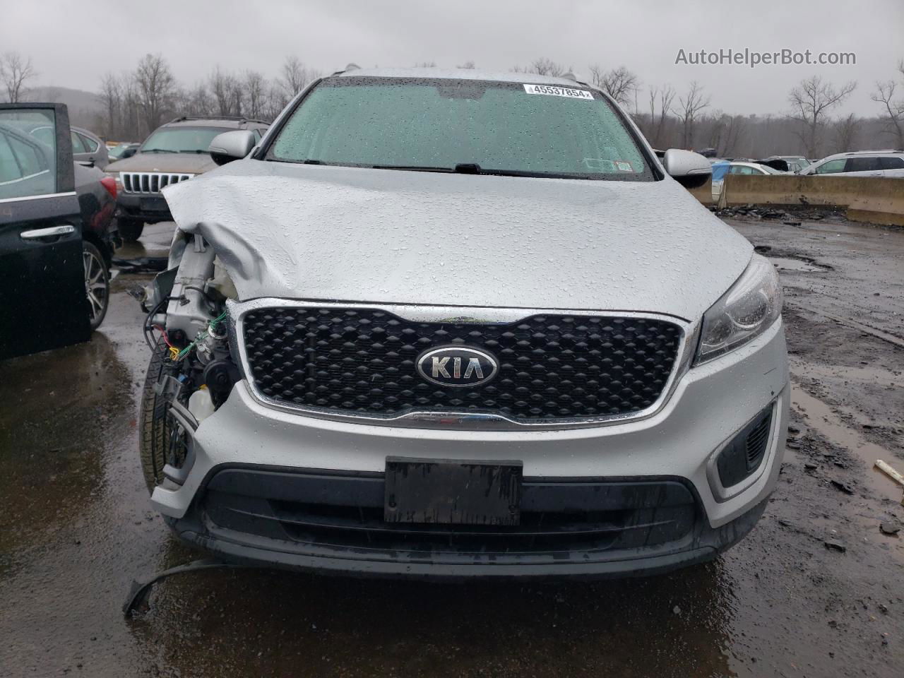 2017 Kia Sorento Lx Серебряный vin: 5XYPGDA38HG213763