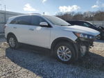 2017 Kia Sorento Lx White vin: 5XYPGDA38HG245323