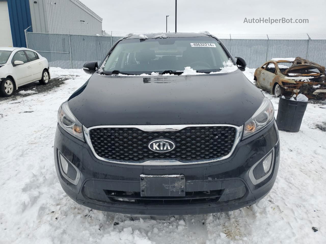 2017 Kia Sorento Lx Черный vin: 5XYPGDA38HG249890