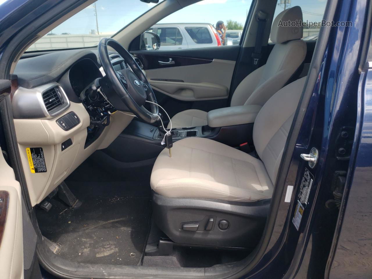 2017 Kia Sorento Lx Синий vin: 5XYPGDA38HG336611