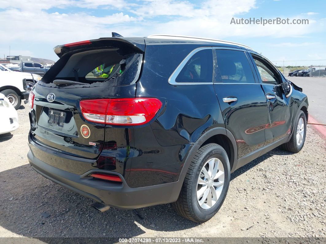 2018 Kia Sorento Lx Black vin: 5XYPGDA38JG379528