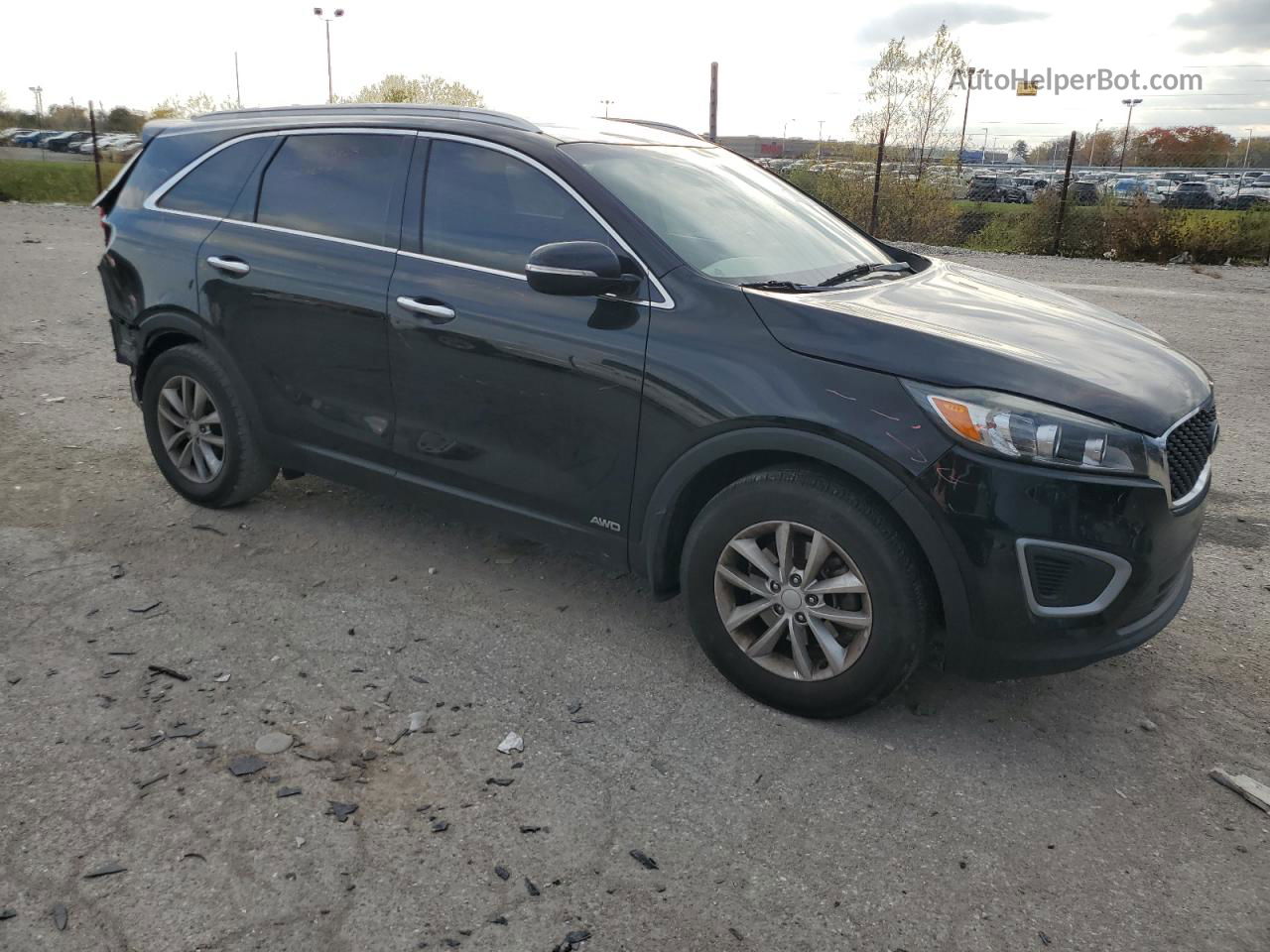 2018 Kia Sorento Lx Black vin: 5XYPGDA38JG401897