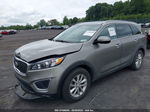 2018 Kia Sorento Lx Серый vin: 5XYPGDA38JG405190