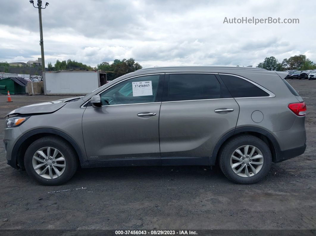 2018 Kia Sorento Lx Серый vin: 5XYPGDA38JG405190