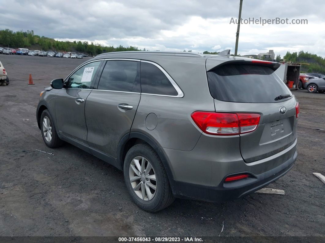 2018 Kia Sorento Lx Серый vin: 5XYPGDA38JG405190