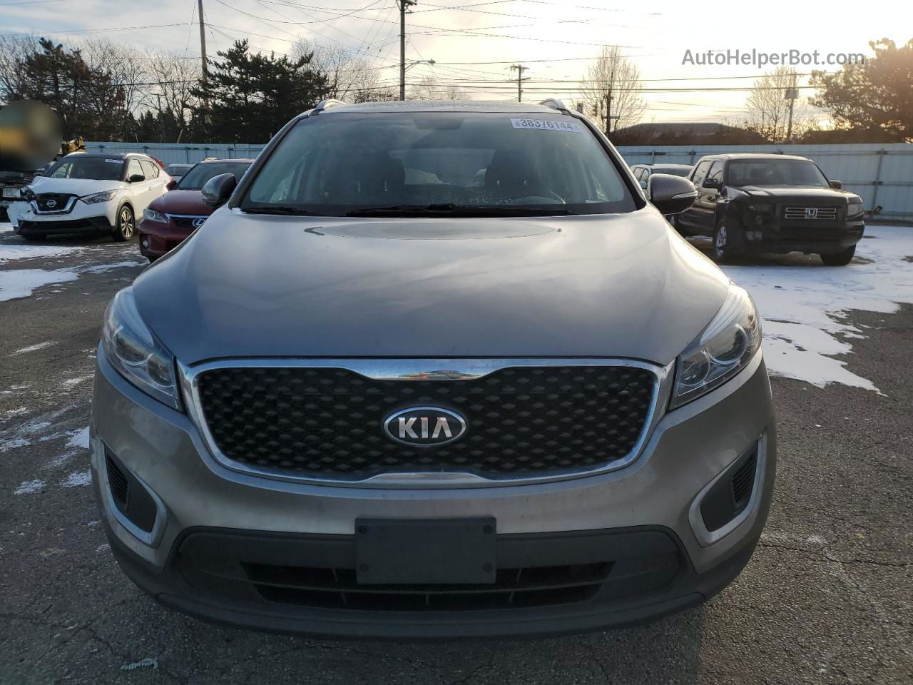 2018 Kia Sorento Lx Gray vin: 5XYPGDA38JG431742