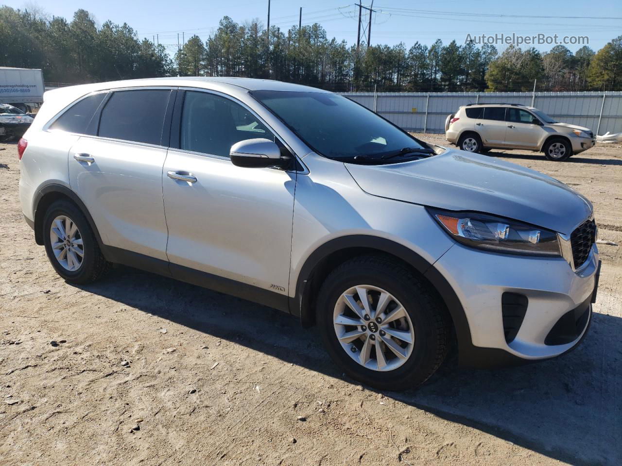 2020 Kia Sorento L Silver vin: 5XYPGDA38LG649585