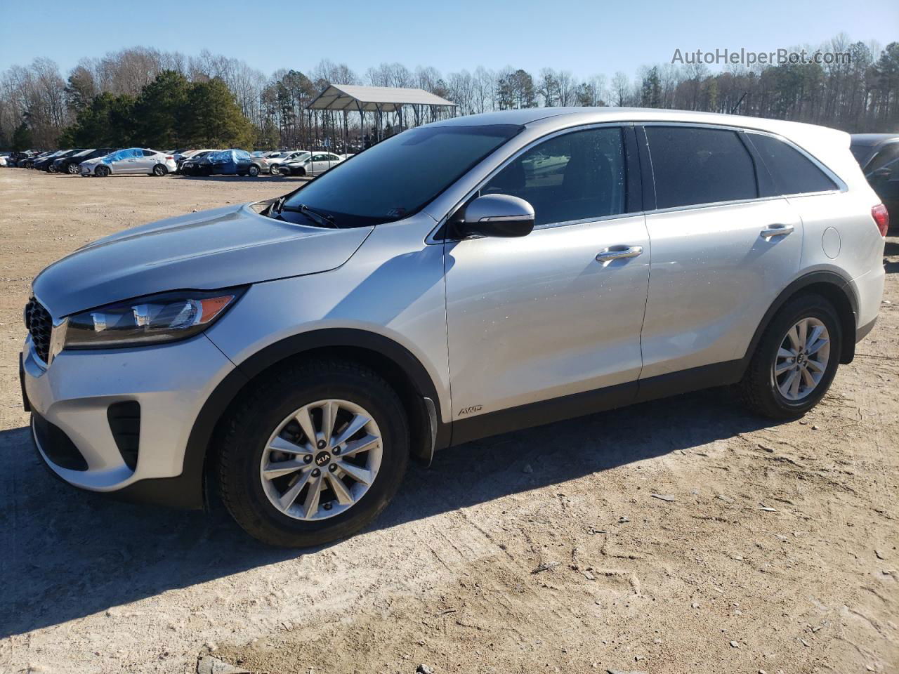 2020 Kia Sorento L Silver vin: 5XYPGDA38LG649585