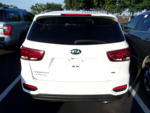 2020 Kia Sorento Lx White vin: 5XYPGDA38LG658934