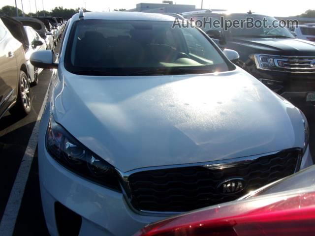 2020 Kia Sorento Lx White vin: 5XYPGDA38LG658934