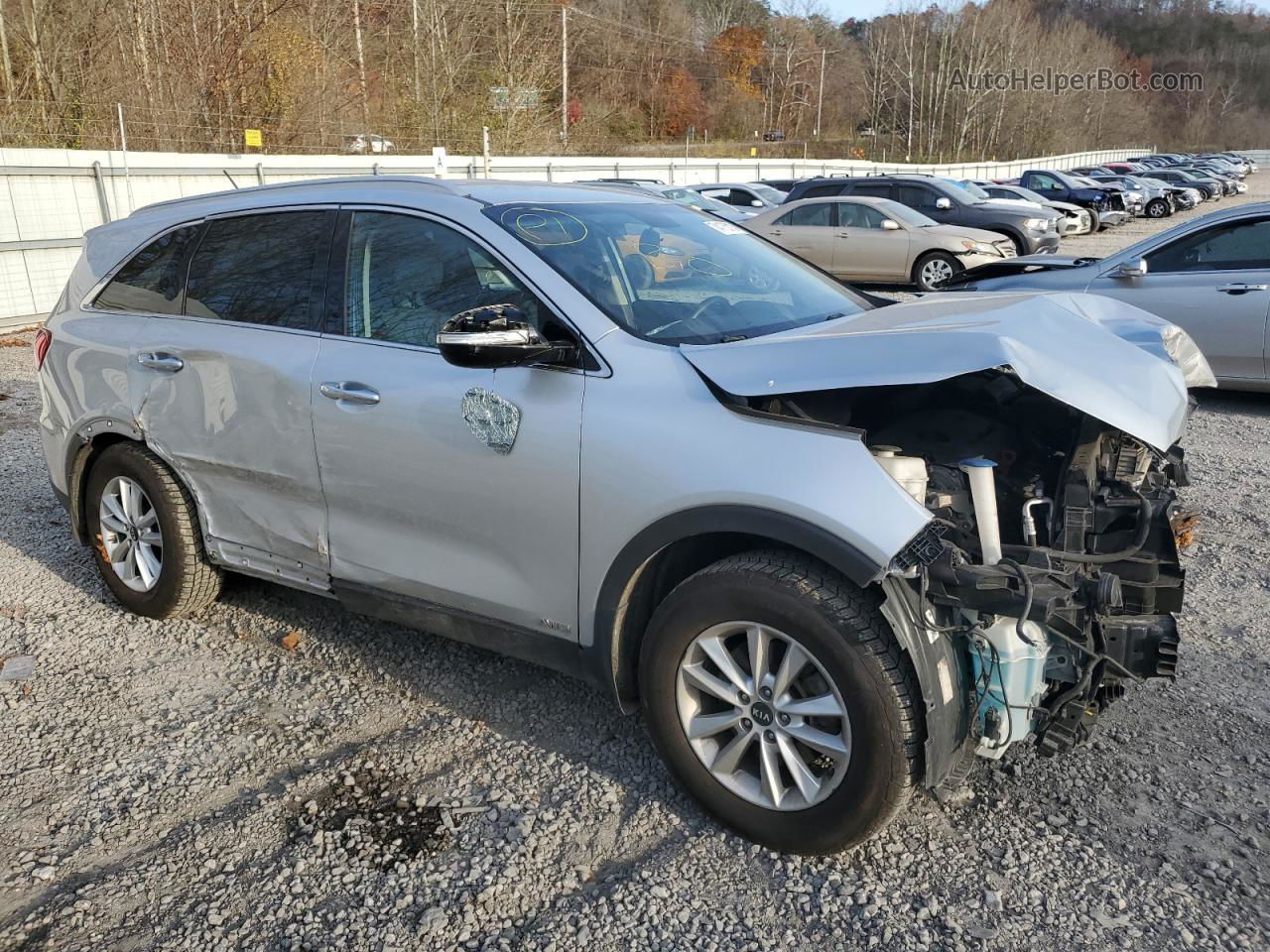 2020 Kia Sorento L Silver vin: 5XYPGDA38LG664068