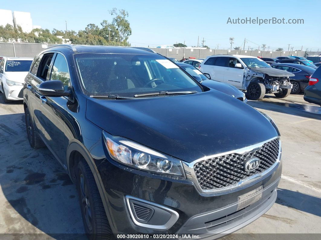 2017 Kia Sorento 2.4l Lx Black vin: 5XYPGDA39HG236761