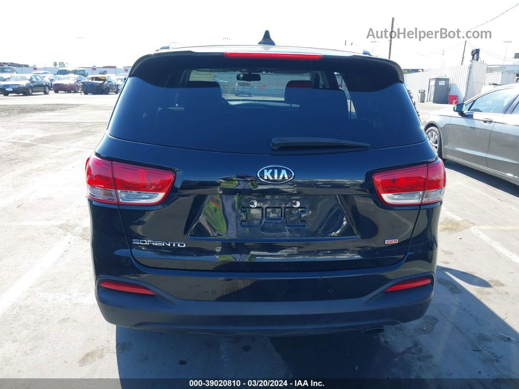 2017 Kia Sorento 2.4l Lx Black vin: 5XYPGDA39HG236761