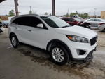 2017 Kia Sorento Lx White vin: 5XYPGDA39HG248070