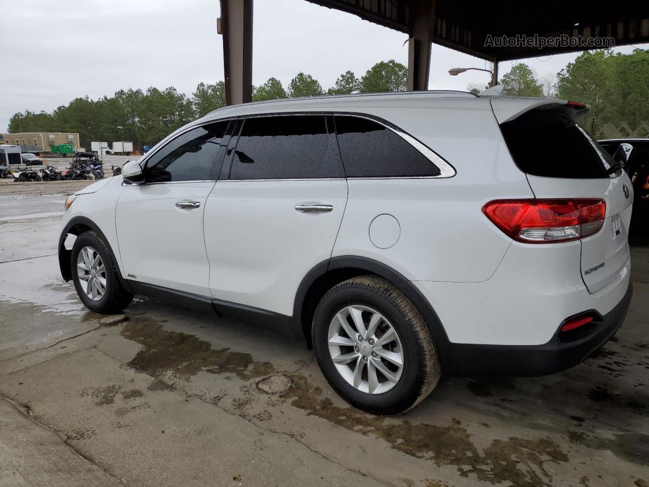 2017 Kia Sorento Lx White vin: 5XYPGDA39HG248070