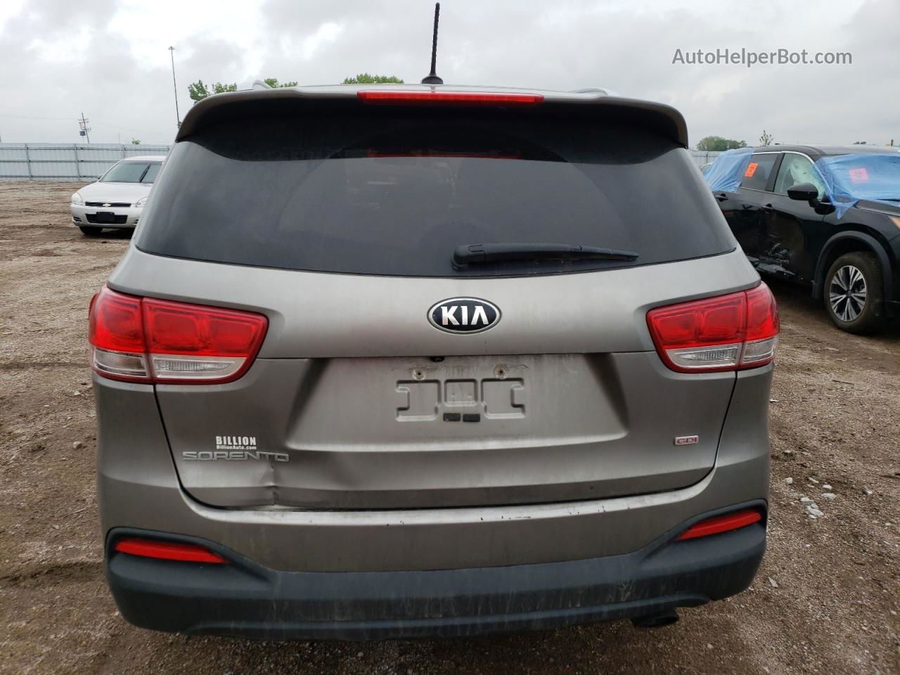 2017 Kia Sorento Lx Gray vin: 5XYPGDA39HG255259