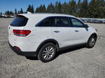 2018 Kia Sorento Lx White vin: 5XYPGDA39JG343492