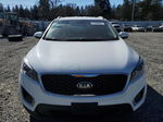 2018 Kia Sorento Lx White vin: 5XYPGDA39JG343492