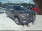 2018 Kia Sorento 2.4l Lx Gray vin: 5XYPGDA39JG425254